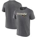 Men's Fanatics Branded Heather Charcoal Vegas Golden Knights 2023 Stanley Cup Champions Shift Performance T-Shirt