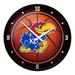 Orange Kansas Jayhawks Basketball Modern Disc Wall Clock