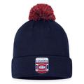 Men's Fanatics Branded Navy Montreal Canadiens 2023 NHL Draft Cuffed Knit Hat with Pom