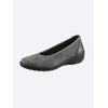 Ballerina CLASSIC BASICS, Damen, Gr. 41, grau, Nubukleder, Textil, sportlich, Schuhe
