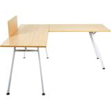 L Shaped Desk, 67"x 59" Corner Computer Desk PC Laptop Study Writing Table Workstation Gaming Table