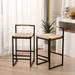 Set of 2 Bar Stools Counter Height Dining Chairs for Kitchen, Home