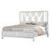 Crystal Modern Style Queen/King Upholstery Bed Made with Wood & LED Headboard