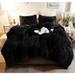 Faux Fur Fuzzy Bedding Set