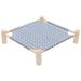 1pc Durable Pet Four-legged Bed Detachable Wood Pet House Pet Sleeping Bed