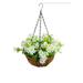 CSCHome Metal Hanging Basket Planter Decorations House Hanging Decorations Patio Garden Decorations Hanging Planters Plant Hanging Baskets Outdoor Lawn