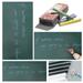 MesaSe Large Green Matte Chalkboard Vinyl Adhesive Paper Wall Decal Poster (17.7 X 78.7 ) Blackboard Roll Paint Alternative With Chalks Peel and Stick DIY Wallpaper Cricut Size