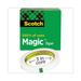 Scotch Magic Office Tape 3 Core 0.5 x 72 yds Clear (810122592)