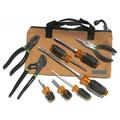 10 Piece Screwdriver and Plier Tool Set with Tool Bag - Pittsburgh Hand Tools have Lifetime Warranty