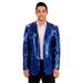 Men's Blue Sequin All Over Blazer