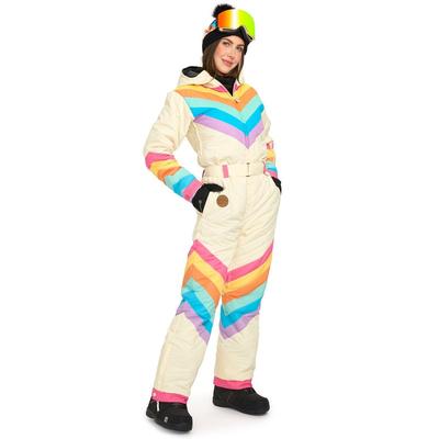 Women's Retro Rainbow Ski Suit