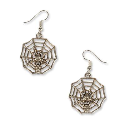 Spider Web Earrings