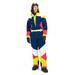 Men's Neon Knockout Ski Suit