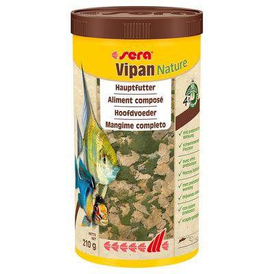 Sparpaket: 2x1000ml Sera Vipan Nature Fischfutter