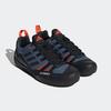 Wanderschuh ADIDAS TERREX "TERREX SWIFT SOLO 2.0", Gr. 45, bunt (wonder steel, core schwarz, semi impact orange), Textil, Synthetik, sportlich, Schuhe
