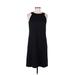 Donna Morgan Casual Dress - Shift: Black Solid Dresses - Women's Size 6