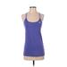 Adidas Active Tank Top: Blue Activewear - Women's Size X-Small