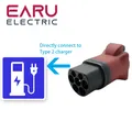 Adaptateur de charge EV pour chargeur EV connecteur EV prise mâle portable vers prise Schuko type