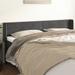 vidaXL Headboard with Ears Light Gray/Dark Gray multisize Velvet