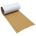 1 Roll EVA Foams Faux Teak Boat Flooring Self-Adhesive Teak Floor Decking Sheet