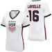 2023 U.S. Soccer USWNT 4 STARS Ladies Champion Game Day Shirt Women Jersey - Women s World Cup Soccer - Rose Lavelle 16 White