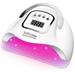 Blaward UV LED Nail Lamp Nail dryer 280W Fast UV Light for Nails Gel Polish Professional Curing with 4 Timer Setting Auto Sensor LED Gel Nail Dryer for Fingernail and Toenail Home Salon Use