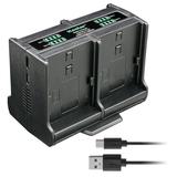 Kastar Quadruple Battery Charger Compatible with Pentax D-Li92 Optio WG-10 Optio WG-20 Optio WG-30 Optio WG-40 Optio WG-50 Optio WG-60 Optio WG-70 Optio I-10 Optio RZ10 Optio RZ18