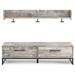 Gracie Oaks Aydric Bench w/ Coat Rack Wood/Metal in White | 13.9 H x 52.72 W x 15.75 D in | Wayfair 991095D4C68F4B2D88BE33FA75C8834B