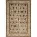 White 120 x 96 x 0.25 in Area Rug - Samad Rugs Extravagance II Rectangle Oriental Hand-Knotted /Silk Area Rug in Brown/Ivory Silk/ | Wayfair