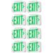 TORCHSTAR Surface Mounted Led Exit Sign in Green/White | 11.61 W in | Wayfair F-81131
