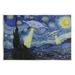 Stupell Industries Starry Night Classic Alien UFOs by Lil' Rue Graphic Art in Blue/Yellow | 10 H x 15 W x 0.5 D in | Wayfair aw-295_wd_10x15