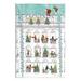 Stupell Industries Santa Claus Gifts City Rooftop by Dawn Quigg Graphic Art in Blue/White | 13 H x 19 W x 0.5 D in | Wayfair aw-067_wd_13x19