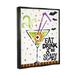 Stupell Industries Eat Drink & Be Scary Halloween by ND Art Graphic Art Canvas in Green/Indigo/Orange | 31 H x 25 W x 1.7 D in | Wayfair
