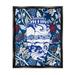 Stupell Industries Baroque Floral Pattern Vase by Lil' Rue Graphic Art Canvas in Blue/White | 31 H x 25 W x 1.7 D in | Wayfair aw-148_ffb_24x30
