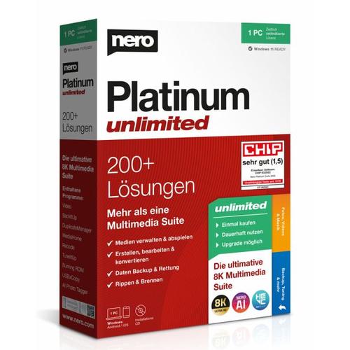 Nero Platinum Unlimited (PC) – Nero AG / Plaion Software