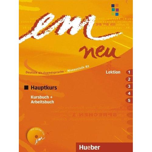 em neu 2008 Hauptkurs Kursbuch, Arbeitsbuch , Lektion 1 – 5 mit Arbeitsbuch-Audio-CD