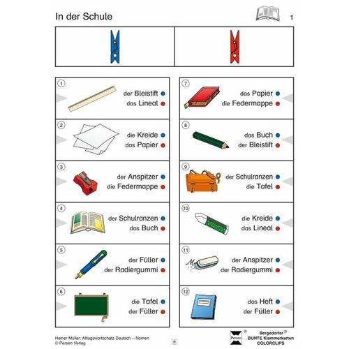 DaZ: Alltagswortschatz – Nomen