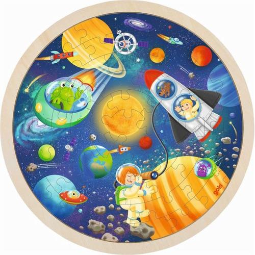 Goki 57365 - Einlegepuzzle Weltall - Gollnest & Kiesel GmbH &