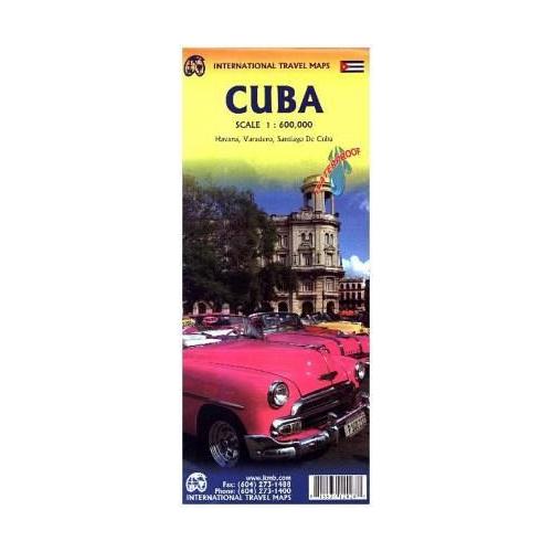 International Travel Map ITM Cuba