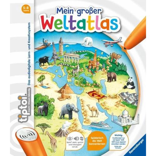 Mein großer Weltatlas / tiptoi® Kindersachbuch - Inka Friese