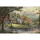 Schmidt 58465 - Thomas Kinkade: Idylle am Fluss, 500-teiliges Puzzle - Schmidt Spiele