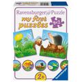 Ravensburger 07313 - Tiere im Garten, Puzzle, 9 x 2 Teile - Ravensburger Verlag