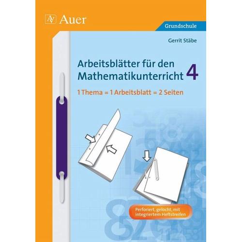 Arbeitsblätter für den Mathematikunterricht 4