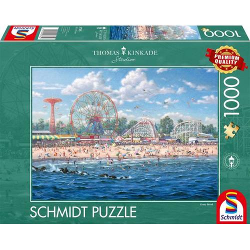 Schmidt 57365 - Thomas Kinkade, Coney Island, Puzzle, 1000 Teile - Schmidt Spiele