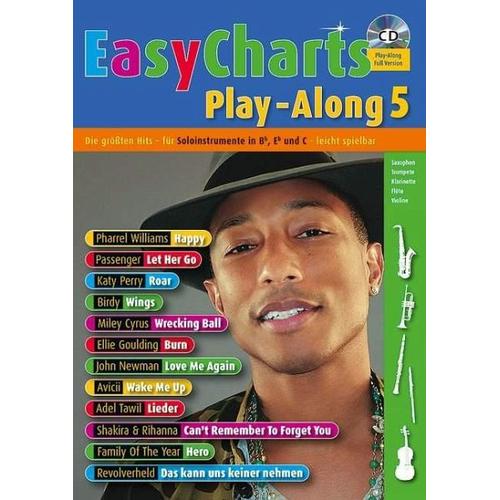 Easy Charts Play-Along. Band 5. Spielbuch mit CD – Uwe Bearbeitung:Bye