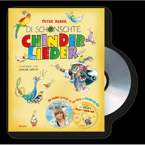 Di schönschte Chinderlieder, m. Audio-CD u. Playback-CD – Peter Reber