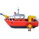 Simba 109252580 - Feuerwehrmann Sam, Titan Rettungsboot mit Figur, Länge: 32 cm - Simba Toys