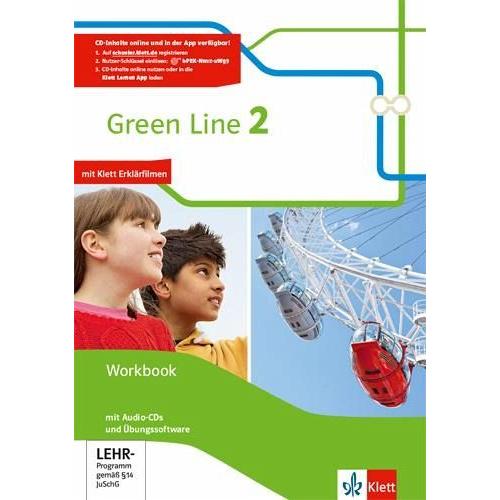 Green Line 2. Workbook mit Audios und Übungssoftware Klasse 6