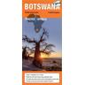 Botswana GPS-Tracks Karte 1 : 1 000 000