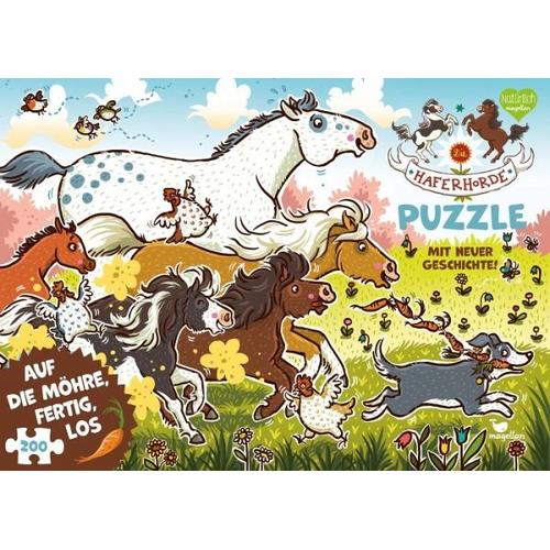 Die Haferhorde Puzzle - Auf die Möhre, fertig, los! (Kinderpuzzle) - Magellan